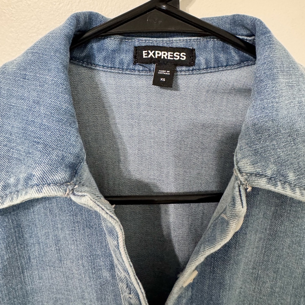 Express Jeans Dress Size XS - Picture 2 of 3